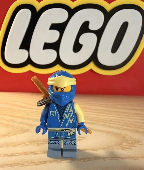 Lego Ninjago Jay Core Minifigure With Accessory