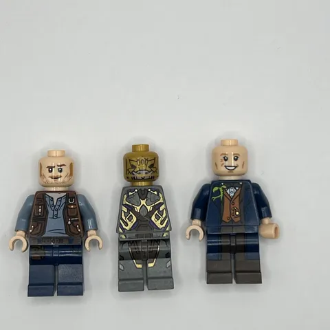 3 Incomplete Lego Minifigures