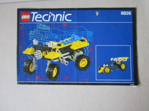 Lego Building Instructions Instruction Technic 8826