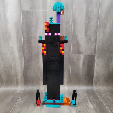 LEGO 21279 Minecraft The Enderman Tower, Not A Complete Set, Tower Is Complete