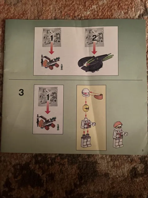 LEGO Space: Etx Alien Strike (7693) Mars Mission  - Instructions Missing Cover