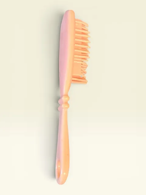 SuperStar Barbie Vintage PEACH PINK Brush LOL OMG Clone Bratz Fashion Hairbrush