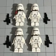LEGO Star Wars Episode 9 - First Order Snowtrooper Minifigures Lot Of 4 H3 59