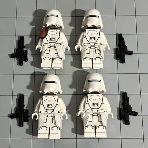 LEGO Star Wars Episode 9 - First Order Snowtrooper Minifigures Lot Of 4 H3 59