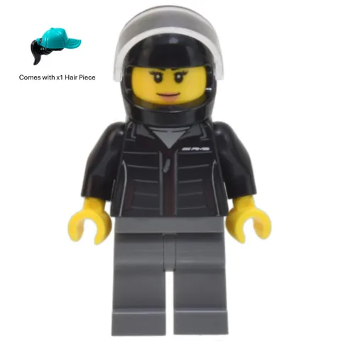LEGO Speed Champions Mercedes AMG Project One Driver Minifigure sc101 Helmet