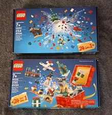 LEGO Seasonal Christmas Build-Up 40222 40253 24-in-1 Complete Sets See Disc.