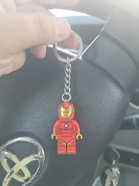 LEGO Marvel Iron Man Minifigure Keychain