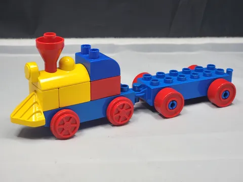 Lego Duplo Lot My First Train Engine Locomotiver and Cargo Car Vehicle Parts