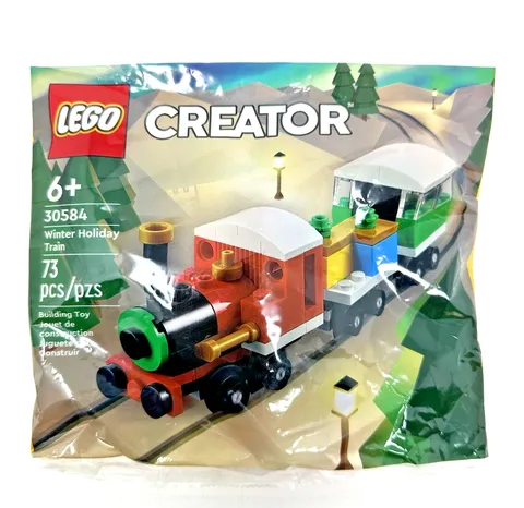 LEGO CREATOR Winter Holiday Train (30584) Lot of 3 Christmas Seasonal