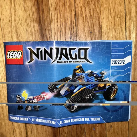 LEGO ® NINJAGO Thunder Raider 2013 Instruction Manual Set 70723/2