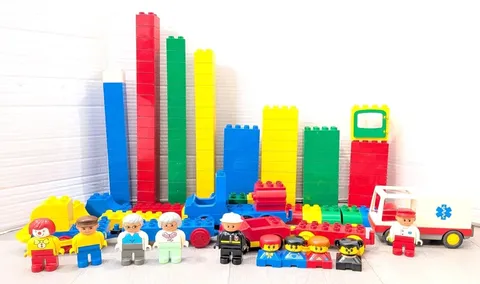 Lot of Lego Duplo Play Sets Assorted  Blocks , Vehicles & Figures