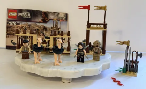 LEGO Prince of Persia: The Ostrich Race (7570) Complete W/Manual. No Box
