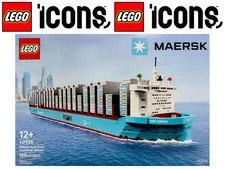 LEGO 40955 MAERSK DUAL-FUEL CONTAINER VESSEL * 100% + BUILT 1X + CLEAN