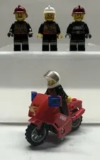 Lego City Fire Response Firefighters Minifigures Motorcycle Fireman 60108
