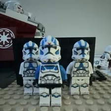 LEGO Star Wars The Clone Wars Clone Trooper Minifigures Lot of 3 501st Legion