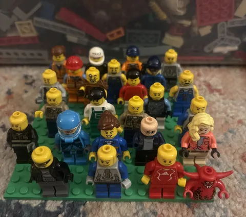 Lot Of 12 Lego Minifigures – Random Figures Authentic Bulk Collectible Toys
