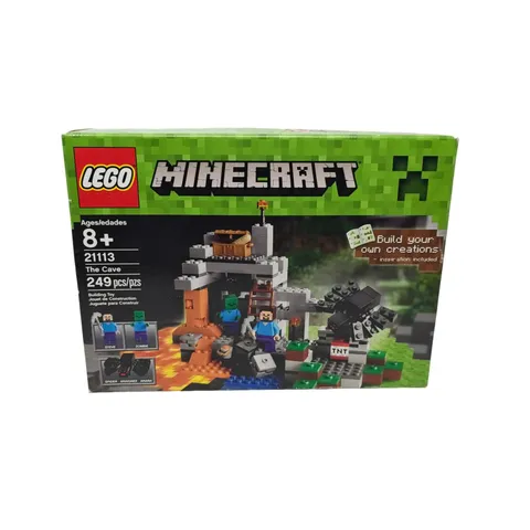 Lego Minecraft The Cave 21113 249pcs Steve Zombie