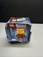 LEGO BRICKHEADZ: Iron Man (41590) New  & Sealed In Damaged Box