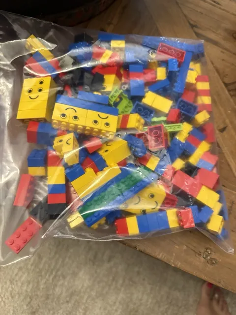 LEGO Bulk Lot Mixed Bricks & Pieces in Bag, Multicolor Plastic