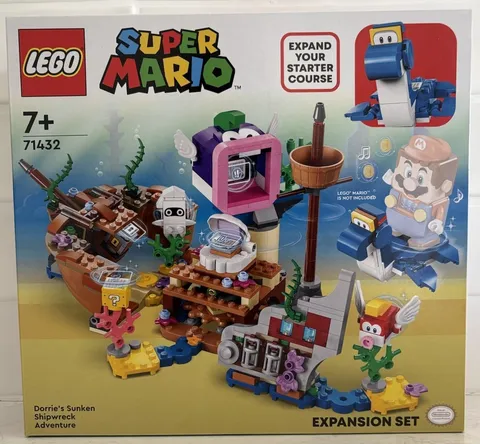 LEGO Super Mario Dorrie’s Sunken Shipwreck Adventure 71432 500pcs (7+)