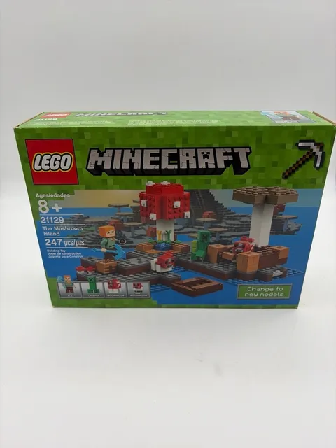 LEGO Minecraft 21129 The Mushroom Island New Sealed Retired