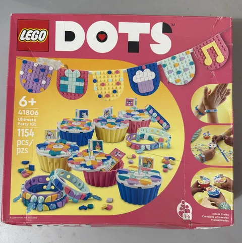 LEGO DOTS: Ultimate Party Kit (41806). 1154 Pieces. New. Slight Box Damage.