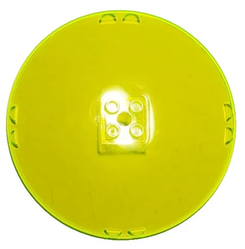 Lego 19725 Dish 10x10 Inverted Radar Hollow Studs Translucent Yellow