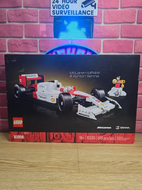 Lego Icons McLaren MP4 4 Ayrton Senna Model Race Car For Adults 10330