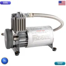 Viking Horns Heavy-Duty 150-Psi Air-Compressor For Train-Air-Horns