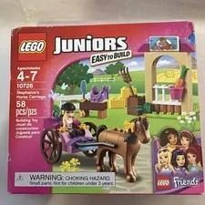 LEGO Juniors Friends Stephanie's Horse Carriage 10726 55 Pcs Retired 2016