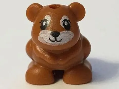 LEGO Animal Friends Dark Orange Hamster (Gus) Minifigure