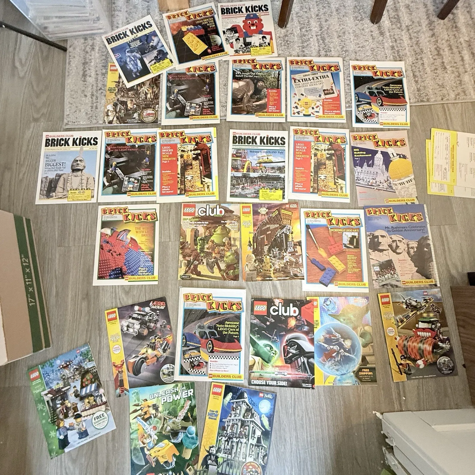 LEGO 29x Catalog / Magazines 1990s Vintage Rare (Lego Mania, Brick Kicks, etc.)