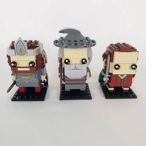 Lego BrickHeadz Lord of the Rings Mixed Lot Frodo Gandalf Aragorn