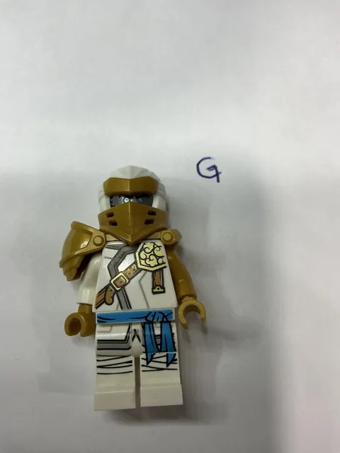 LEGO Ninjago Minifigure Hero Zane - Clip on Back (Genuine)