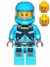 LEGO® Minifigure Space ac006 Alien Defense Unit Soldier 3