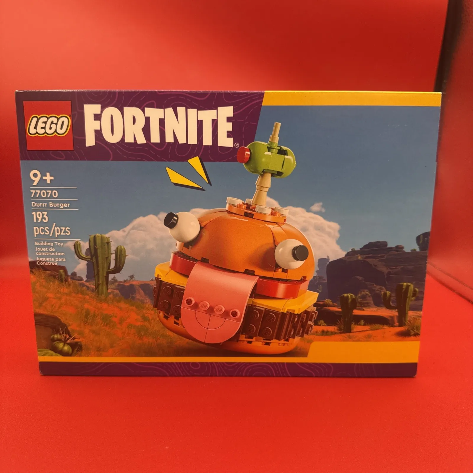 LEGO Fortnite 77070 Durr Burger Brand New Factory Sealed 9+ 193pcs