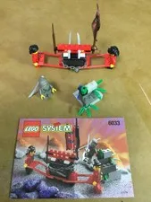 LEGO Castle Ninja 6033 Treasure Transport w/ Figures & Manual NO BOX