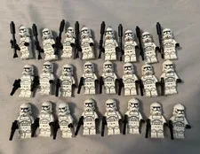 LEGO Star Wars Clone Trooper Minifigure Lot of 24 (sw1319) Near Mint