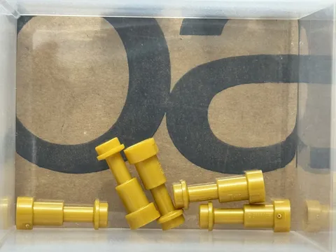 LEGO Parts - Pearl Gold Minifigure, Utensil Telescope - No 64644 - QTY 5