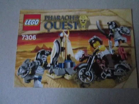 Lego Pharaoh's Quest Building Instructions Instruction 7306