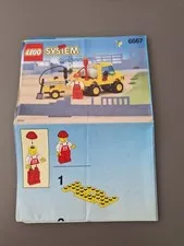 Lego Building Instructions 6667 System Pothole Patcher (Punched) Instruction Only