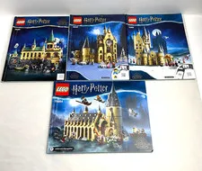 LEGO HARRY POTTERY LOT OF 4 MANUALS “MANUALS ONLY” 76389,75948,75969,75954