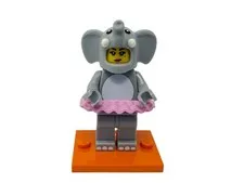 LEGO (71021) CMF Series 18 Elephant Costume Girl Minifigure col18-1 INCOMPLETE