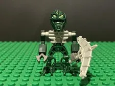 LEGO Bionicle Mini Toa Inika Kongu Minifigure 6937 8892 bio012 W/ Weapon