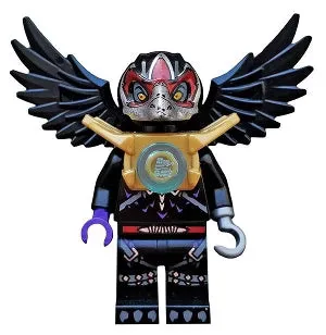 LEGO® Minifigure LEGENDS OF CHIMA loc042 Razar Pearl Gold Armor