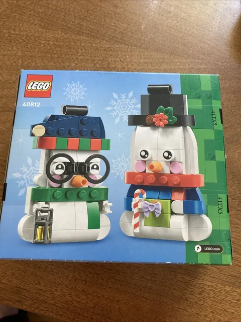 LEGO Seasonal Snowman Ornaments 40812 Christmas Holiday Set NEW Sealed 2025