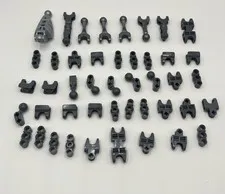 45pc Mixed Lot Gray Lego Bionicle Technic Hero Factory Body Ball Joints Socket
