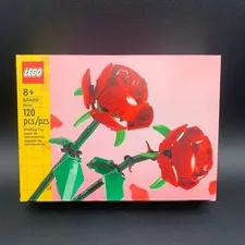 LEGO Roses 40460 Building Toy Set 120 Pieces Red Flowers Open Box Sealed Bags