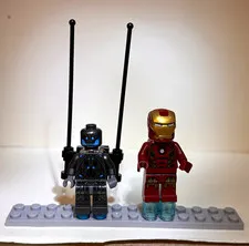 LEGO Marvel Iron Man (sh164) and Ultron (sh166) Minifigures set 76029 2015