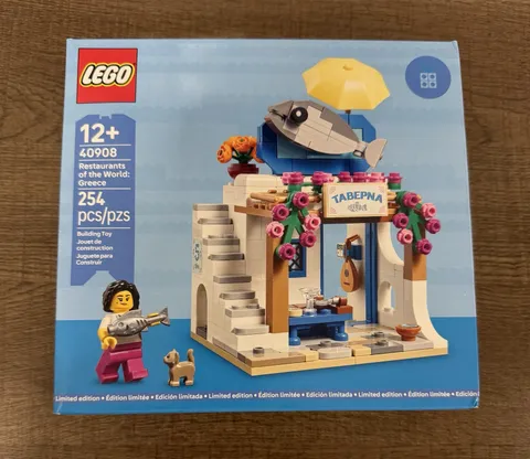 LEGO 40908 Restaurants of the World: Greece - Limited Edition GWP Promo Set -New